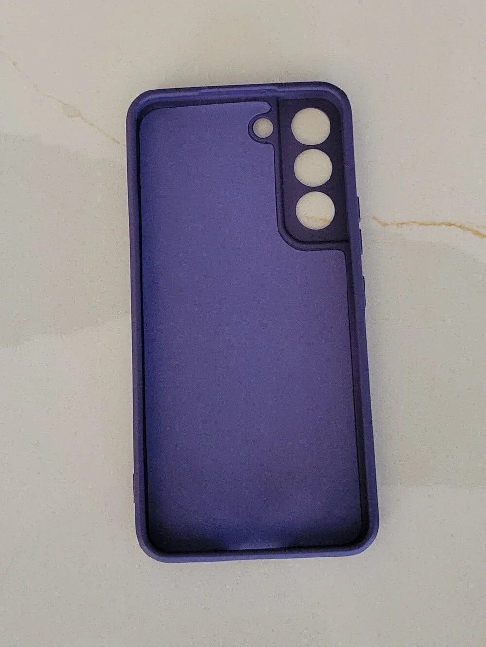 Purple Silicone Phone Case for Cell Phones S21 S22